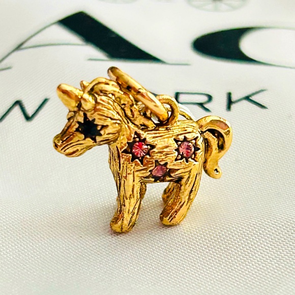 NWOT Coach Unicorn Charm Necklace/ Bracelet/ Keychain/ Bag Charm - Picture 2 of 9